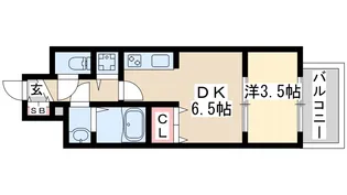 スワンズシティ新大阪プライム【2階】の間取り