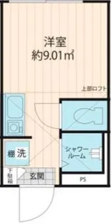 Shanti Casa四谷若葉【2階】の間取り