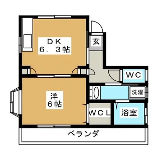 コンフォート・N【2階】の間取り