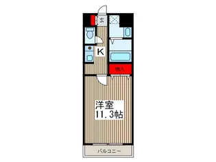 ベルメゾン【3階】の間取り