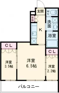リテラス清澄白河【4階】の間取り