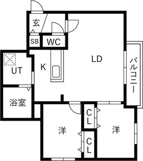 TERRACE SOEN【4階】の間取り