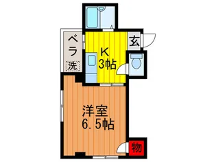 コ-ポラス門真【1階】の間取り