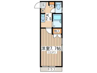 ジュネス茅ヶ崎【1階】の間取り