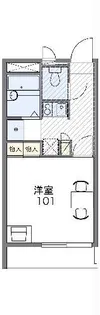 レオパレス吉宗【4階】の間取り