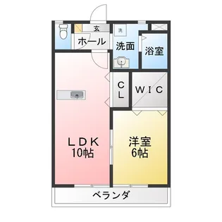 レ・セゾン小向 B【1階】の間取り