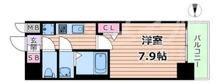 ソルテラス関目高殿駅前【5階】の間取り