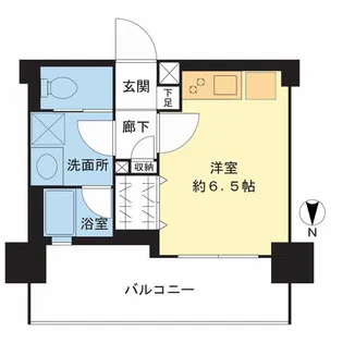 ヴェレーナ横浜反町駅前【5階】の間取り