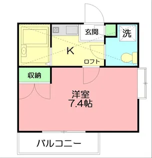 アヴェニール本厚木【1階】の間取り