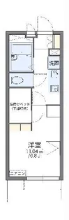 レオパレスクレージュ【2階】の間取り