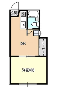 静岡県御殿場市深沢【アパート】の間取り