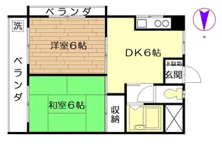 東京都板橋区高島平7【マンション】の間取り