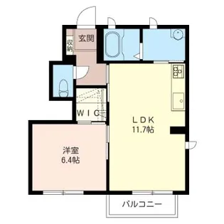 チェリーフォレストB【1階】の間取り