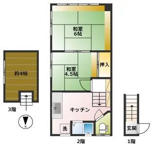 赤井818番15【2階】の間取り