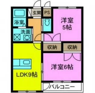 ウェルビーイングII【1階】の間取り