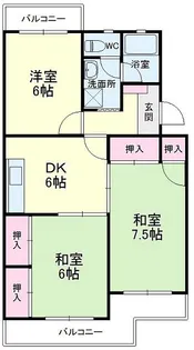 マンションラフィーネ【3階】の間取り