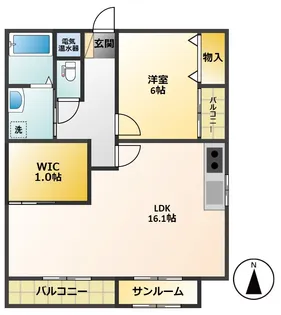 カサルシーダ【4階】の間取り