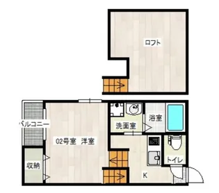 stage青井【1階】の間取り