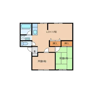 エオリア【2階】の間取り