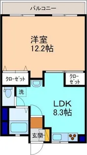 ウェルネスガーデン【2階】の間取り