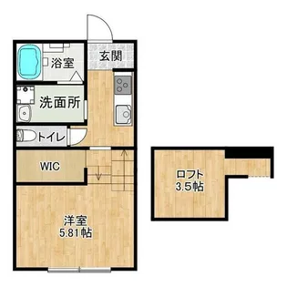 AFC RESIDENCE 野口【2階】の間取り