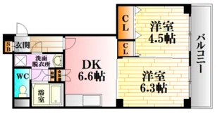 広島県広島市安佐北区可部3【マンション】の間取り