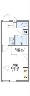 レオパレスAVANCE【1階】の間取り