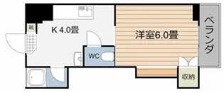 シャインパール池田【1階】の間取り