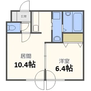 アマン北広島【2階】の間取り