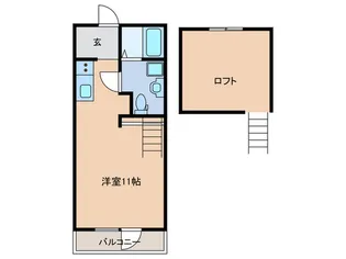 ガレージハウス青葉【1階】の間取り