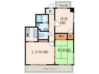 グランピア ウエスト【1階】の間取り