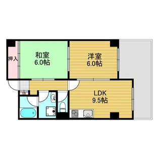 新居マンション【5階】の間取り