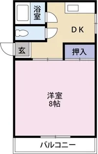 南前川ハイツ【3階】の間取り