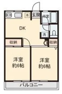 神奈川県秦野市沼代新町【アパート】の間取り