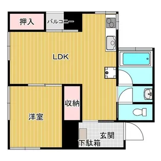 大阪府大阪市淀川区東三国4【マンション】の間取り