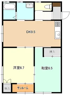 パトゥリア【1階】の間取り