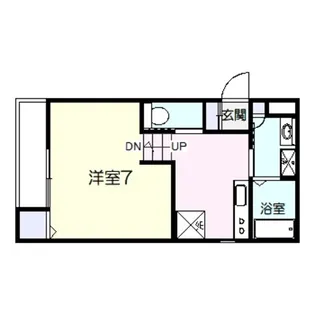 Luxe浜寺B棟【2階】の間取り