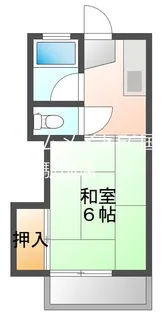 荒金アパート【2階】の間取り