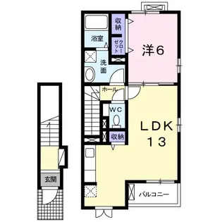 テラス南白土【2階】の間取り