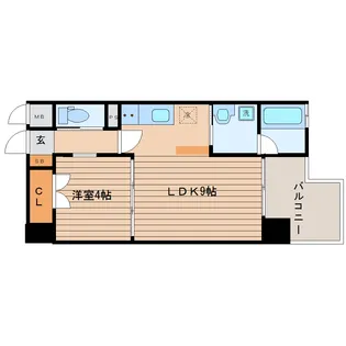 プレシャス二日町【10階】の間取り