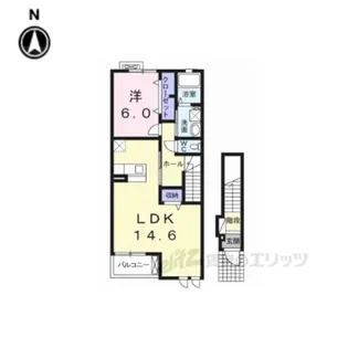 アウスレーゼ福知山【2階】の間取り