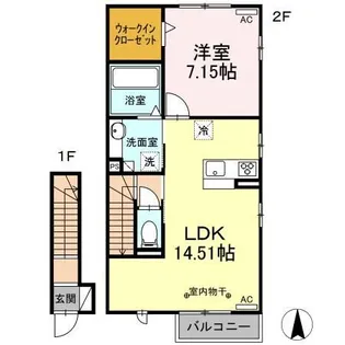 Residence垂水【2階】の間取り
