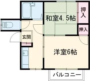 第二ペガサス【1階】の間取り