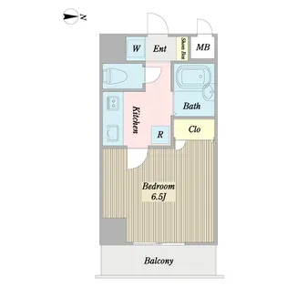 桂レジデンス【6階】の間取り