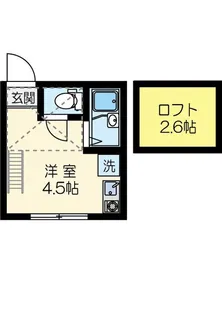 マーベラス国分寺本多【1階】の間取り