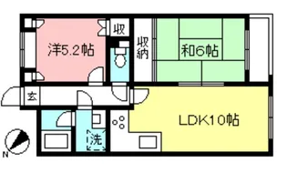 東京都狛江市東和泉2【マンション】の間取り