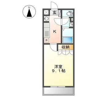 カロータ【2階】の間取り