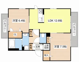 アンティーク R【2階】の間取り