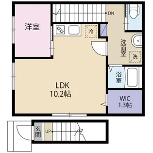 東京都文京区白山4【アパート】の間取り