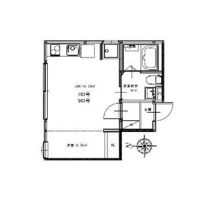 春夏秋荘【2階】の間取り